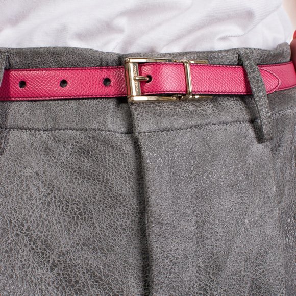 DOLCE & GABBANA PINK CLASSIC BELT | WOMENS SIZE 75CM